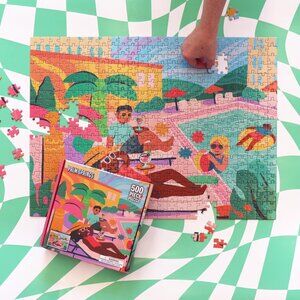 NEW Kess de.bored Palm Springs Jigsaw Puzzle, 500 piece